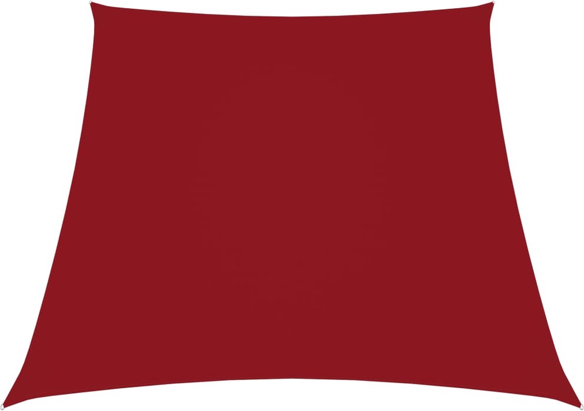 Vidaxl Zonnezeil Trapezium 2/4x3 M Oxford Stof - Rood