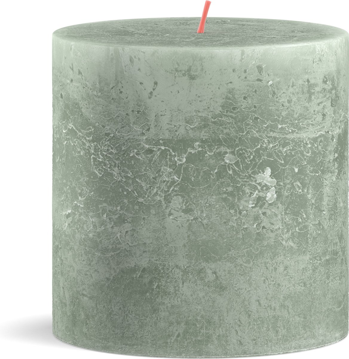 Bolsius Stompkaars Jade Green - Ø100 Mm - Hoogte 10 Cm 62 Branduren - Groen
