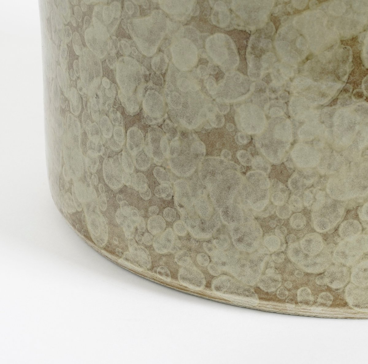 Mica Decorations Fles Bloemenvaas Van Terracotta In Het Shadow D26 En H50 Cm - Vazen - Groen