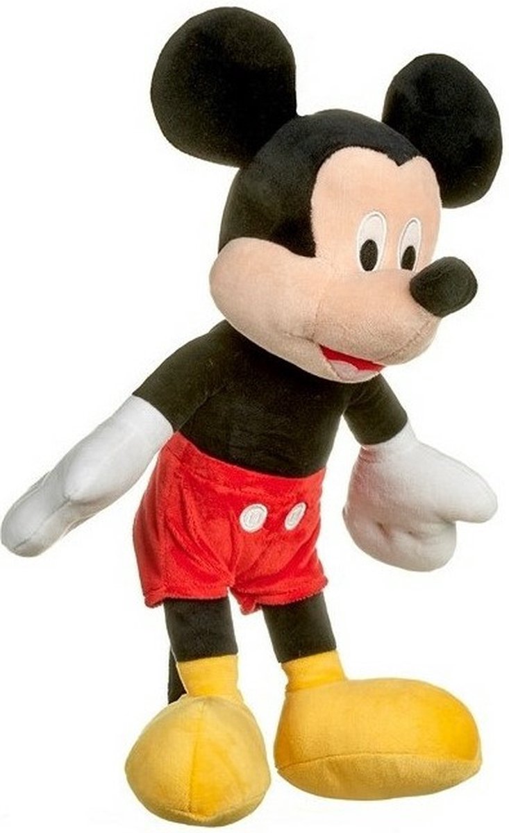 Disney Pluche Knuffel Mickey Mouse In Rode Broek 30 Cm - Knuffelberen