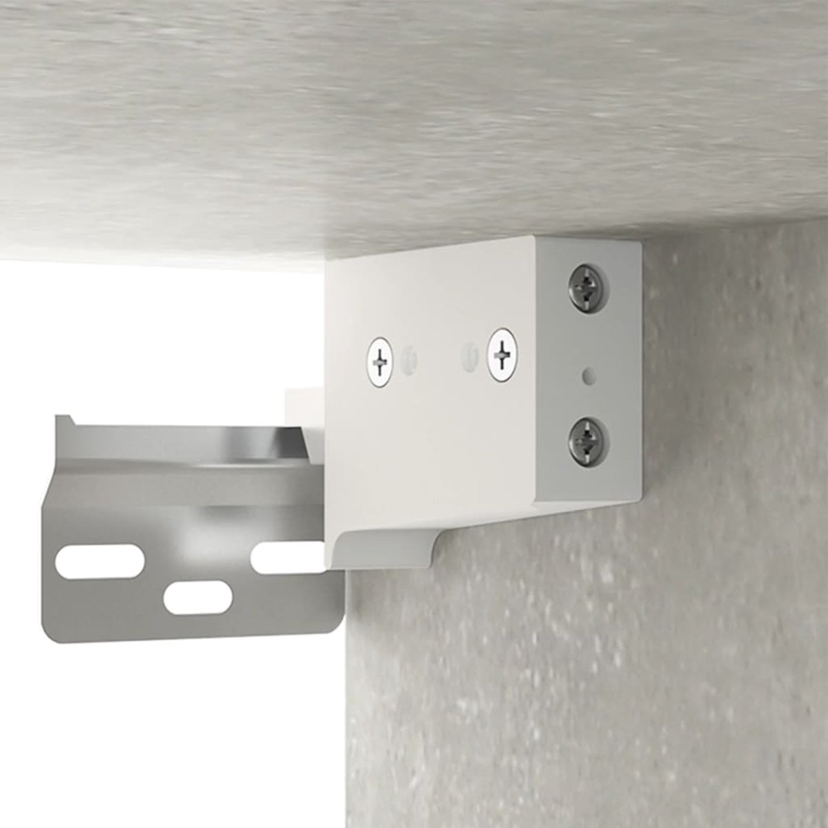 Vidaxl Nachtkastjes 2 St Wandgemonteerd 35x35x20 Cm Beton - Grijs