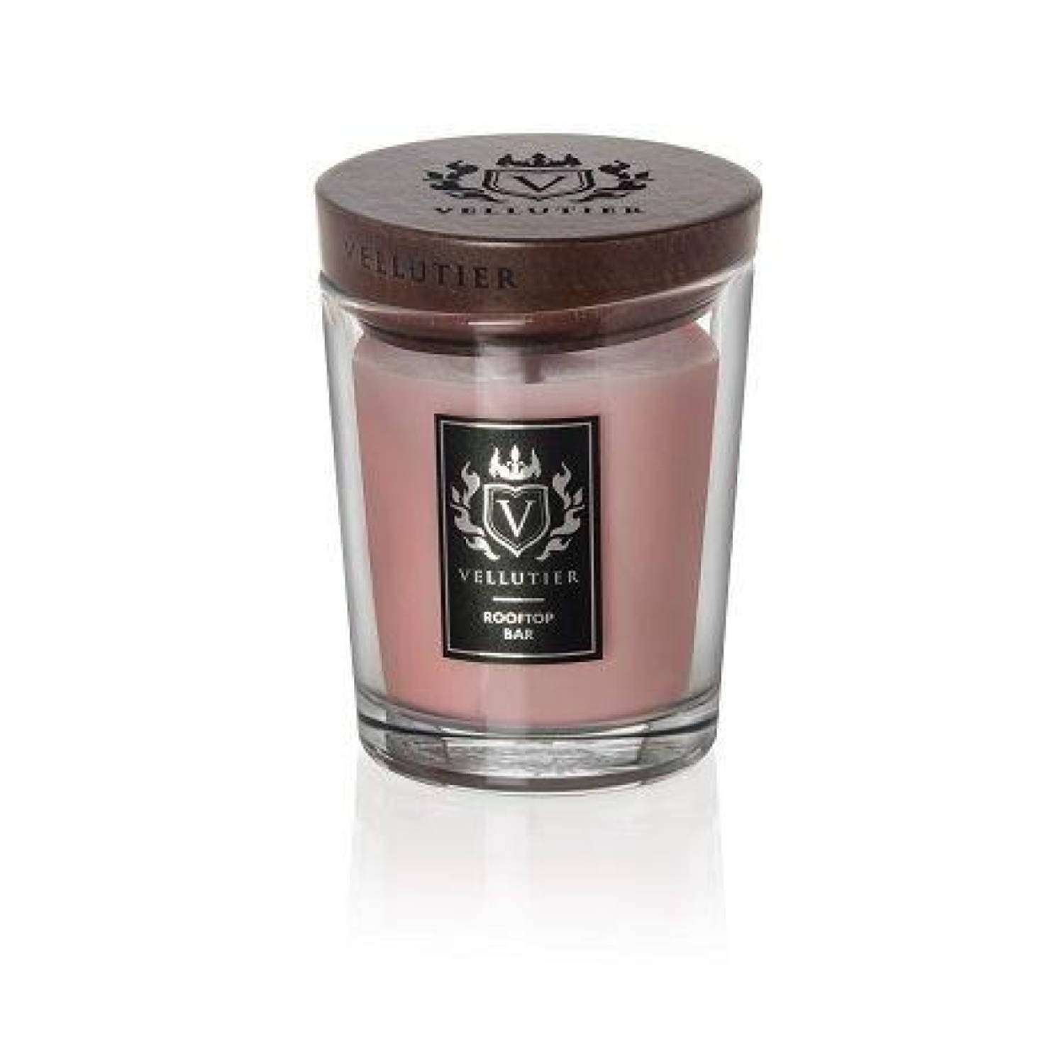 Vellutier Rooftop Bar Medium Candle 60 Branduren - Roze