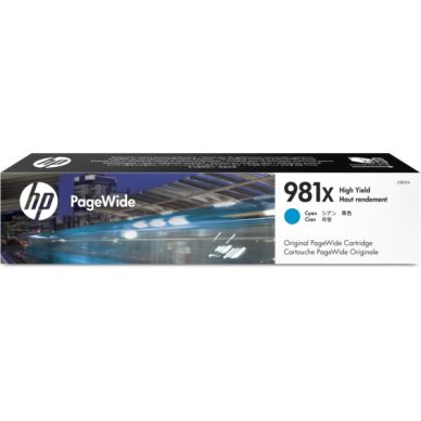 HP Inktpatroon cyaan (HP 981X),10.000 pagina's L0R09A Replace: N/A