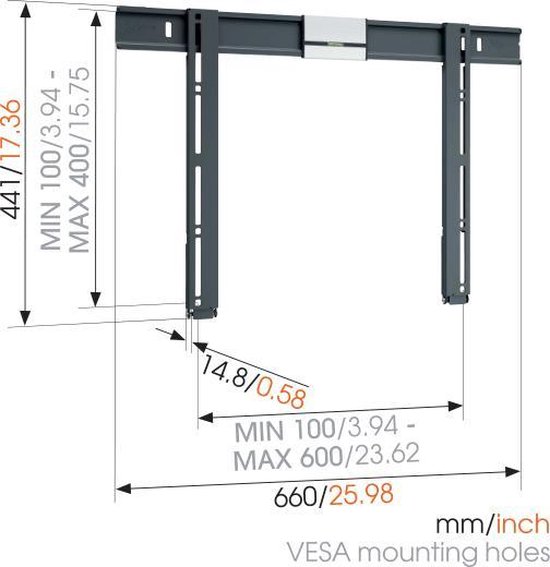 Vogels Vogel's Thin 505 - Zwart