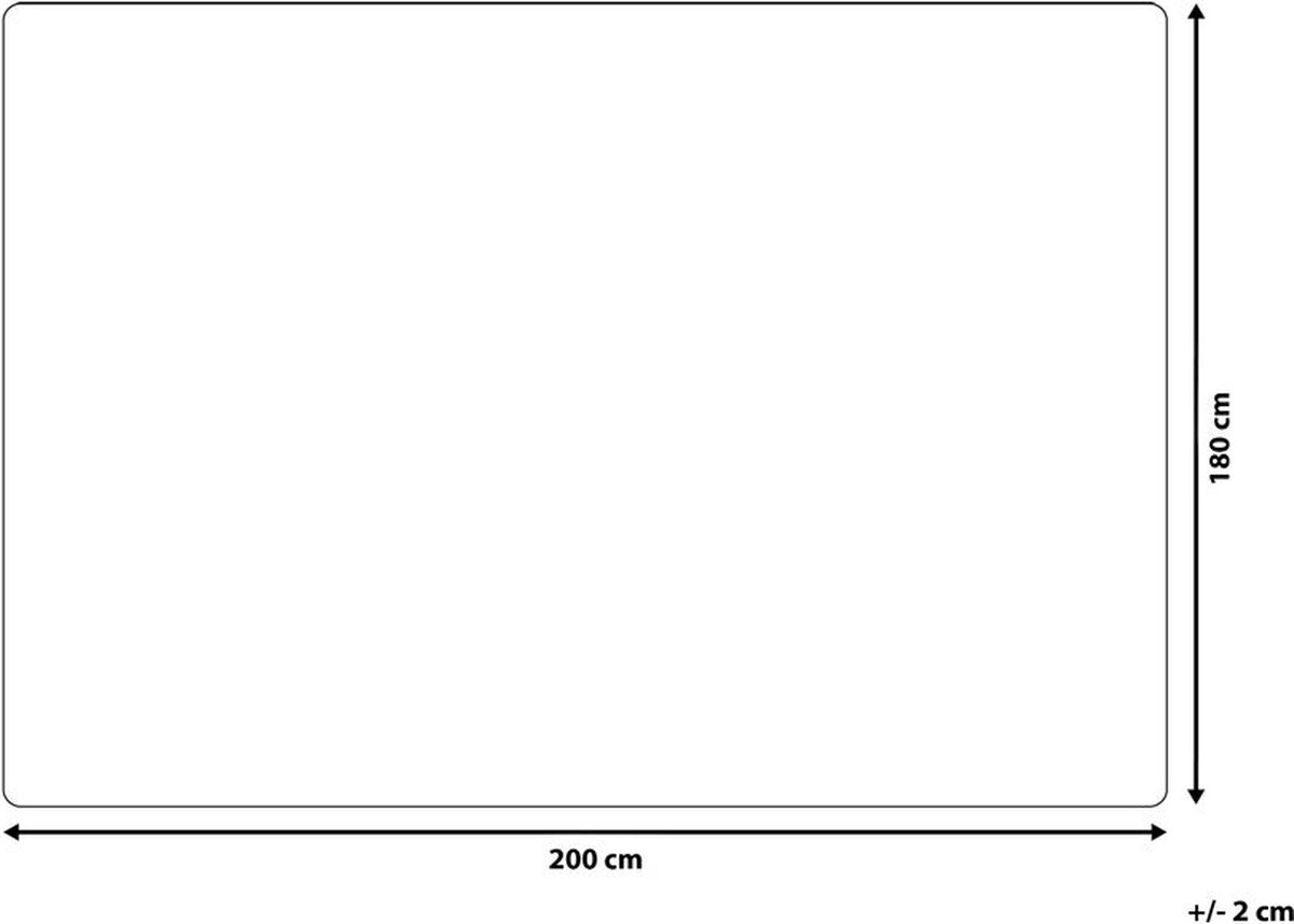 Beliani Gelik - Sprei--polyester - Grijs