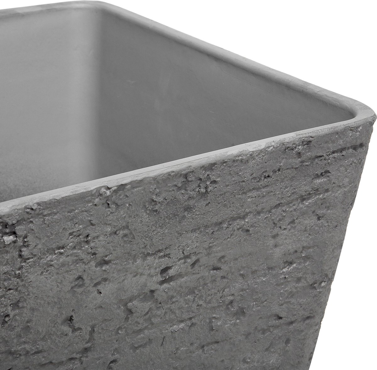Beliani Delos - Plantenbak Voor Buiten--stenenmix - Grijs