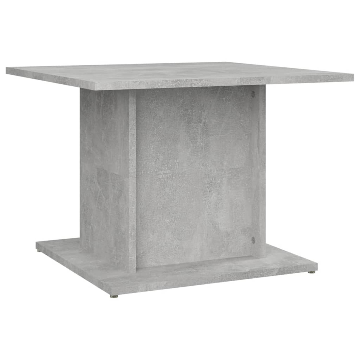 Vidaxl Salontafel 55,5x55,5x40 Cm Spaanplaat Beton - Grijs