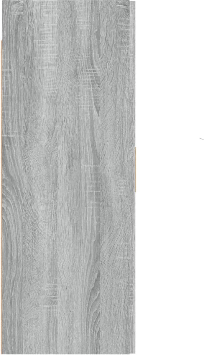 Vidaxl Hangkast 69,5x34x90 Cm Sonoma Eikenkleurig - Grijs