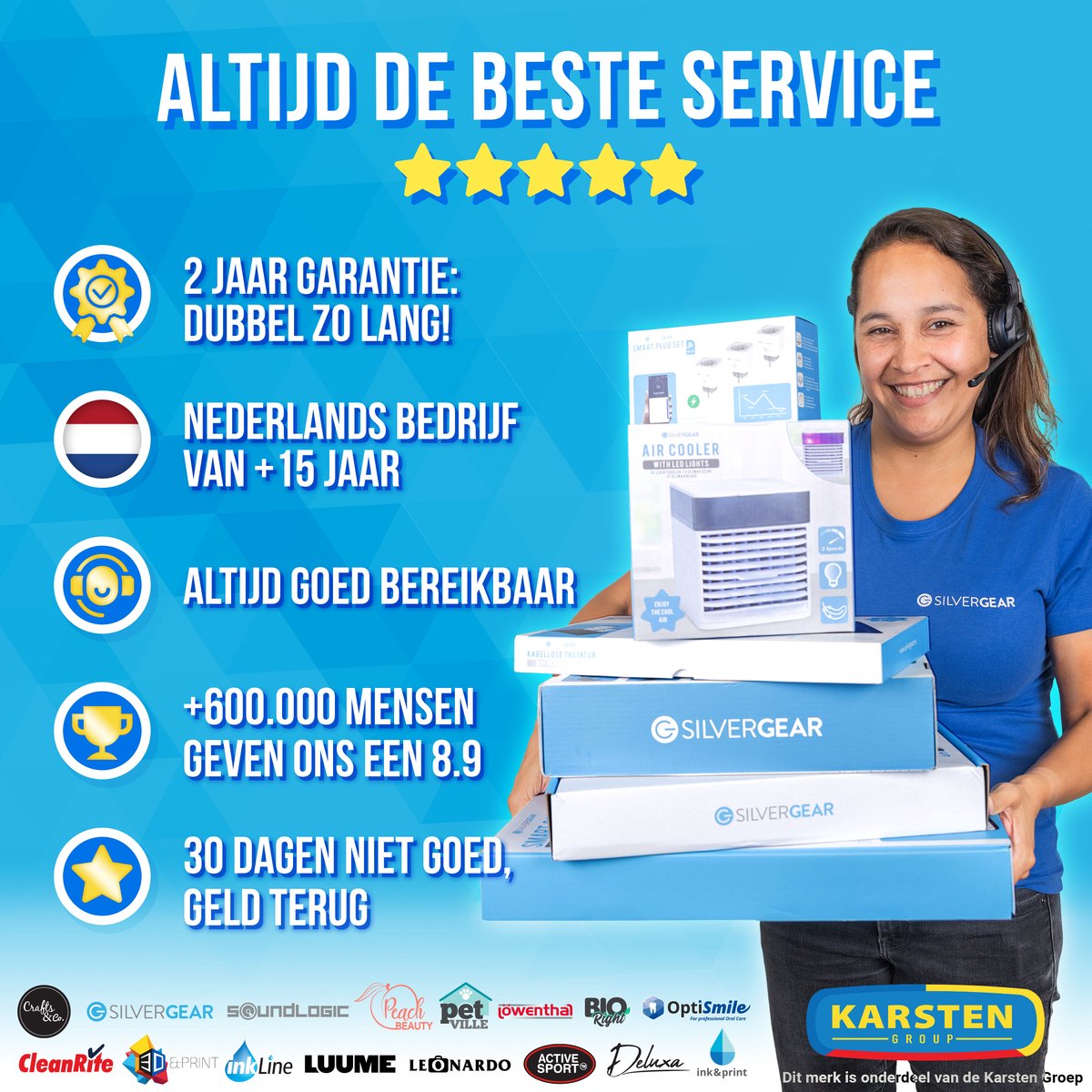 Silvergear Slimme Pro Weegschaal Met Handvat - Wit