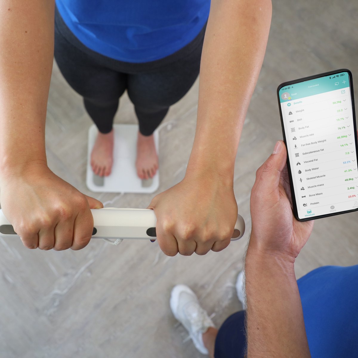 Silvergear Slimme Pro Weegschaal Met Handvat - Wit