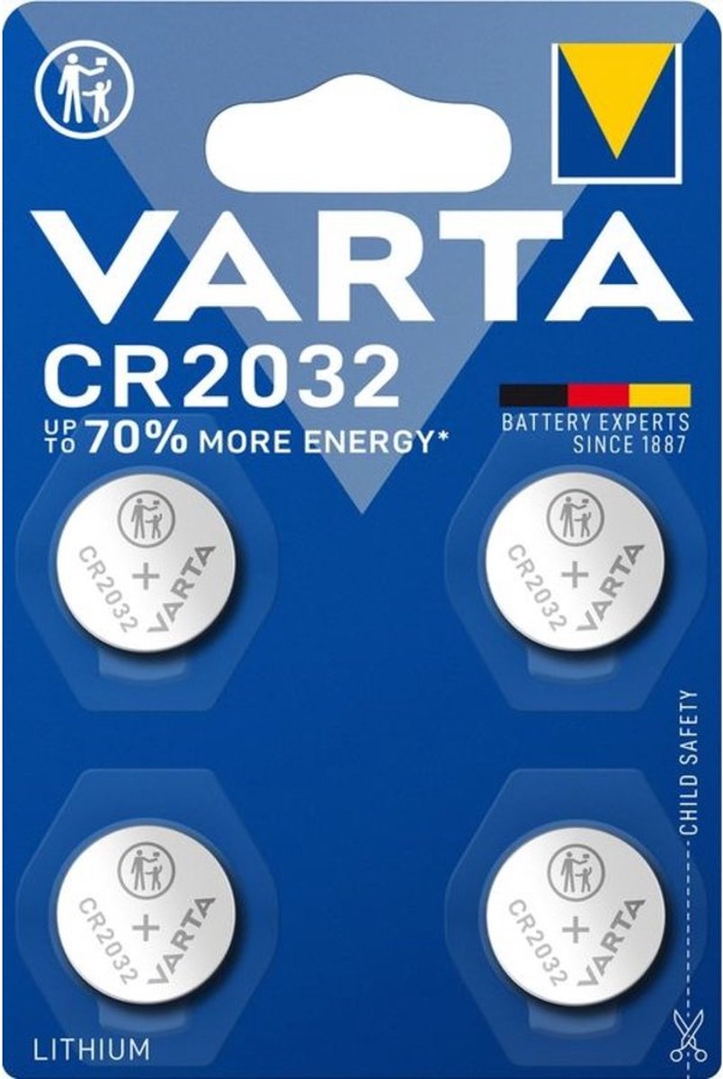Varta Lithium Knoopcel Cr2032 Blister 4