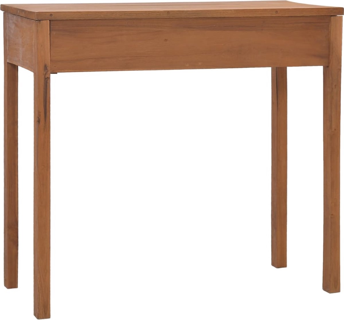 Vidaxl Bureau 81x40x75 Cm Massief Teakhout - Bruin