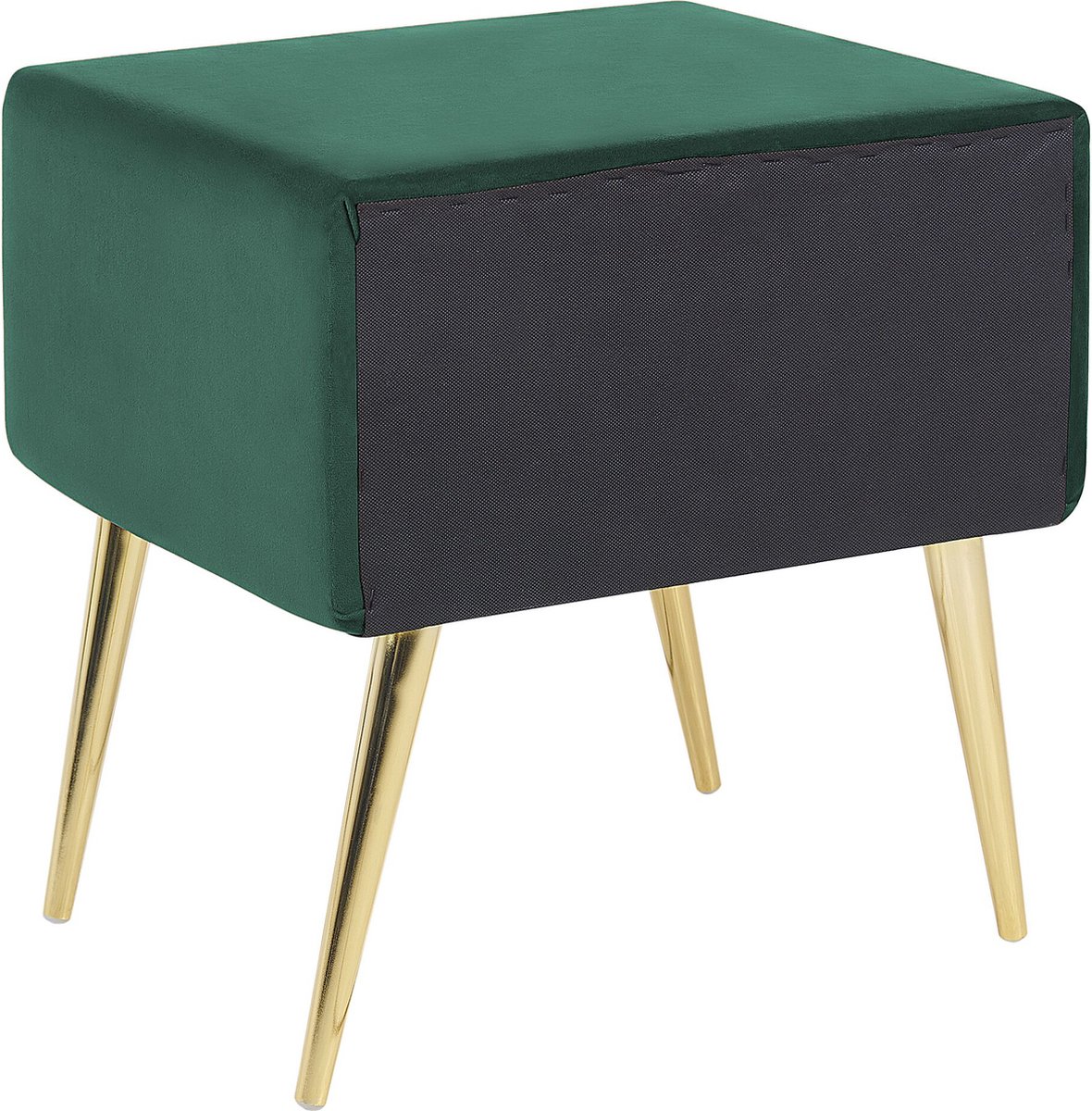 Beliani Flayat - Nachtkast--fluweel - Groen