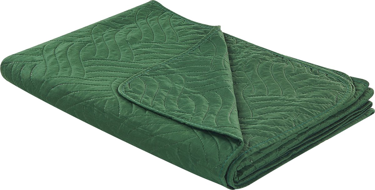 Beliani Babak - Sprei--polyester - Groen