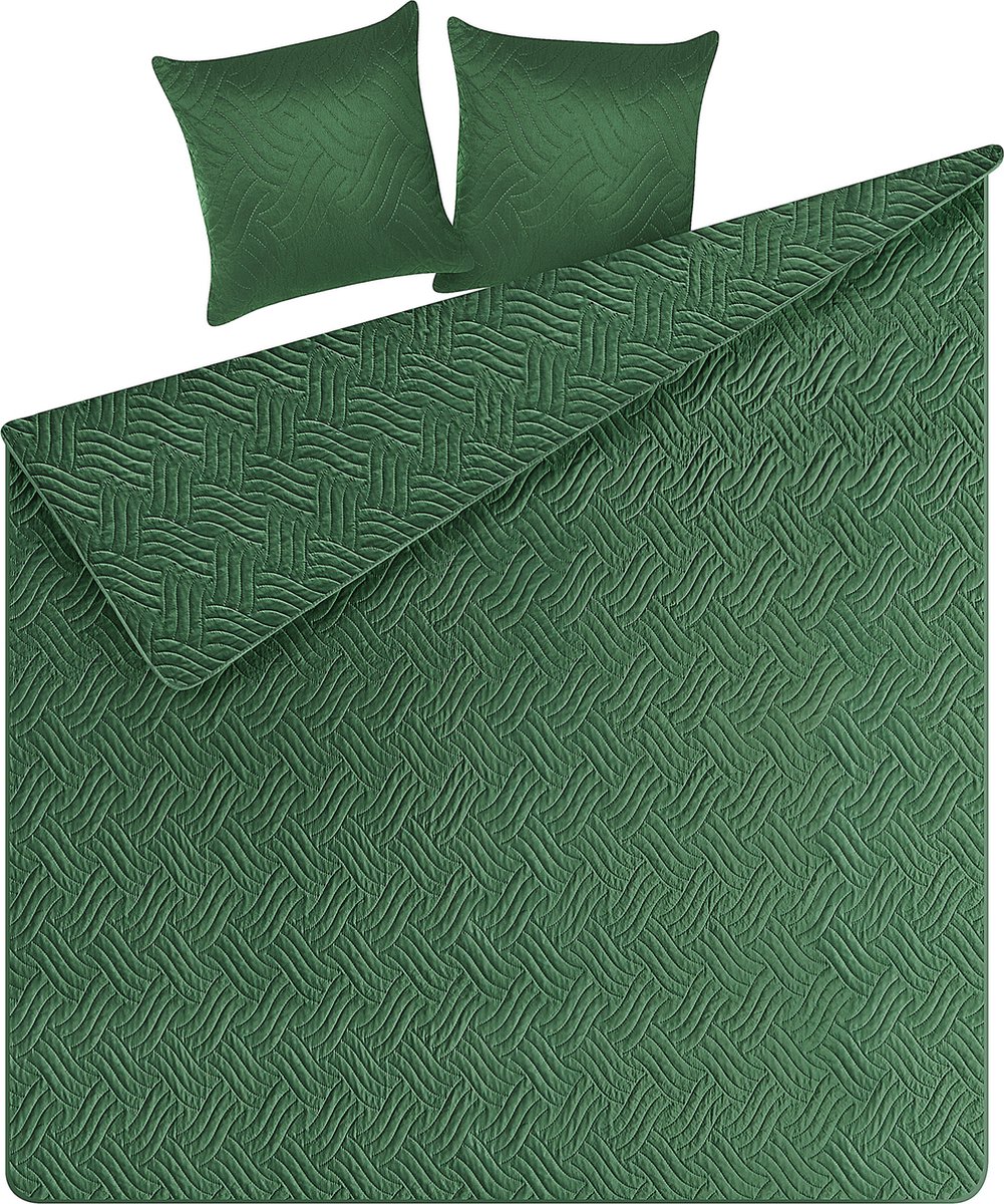 Beliani Babak - Sprei--polyester - Groen