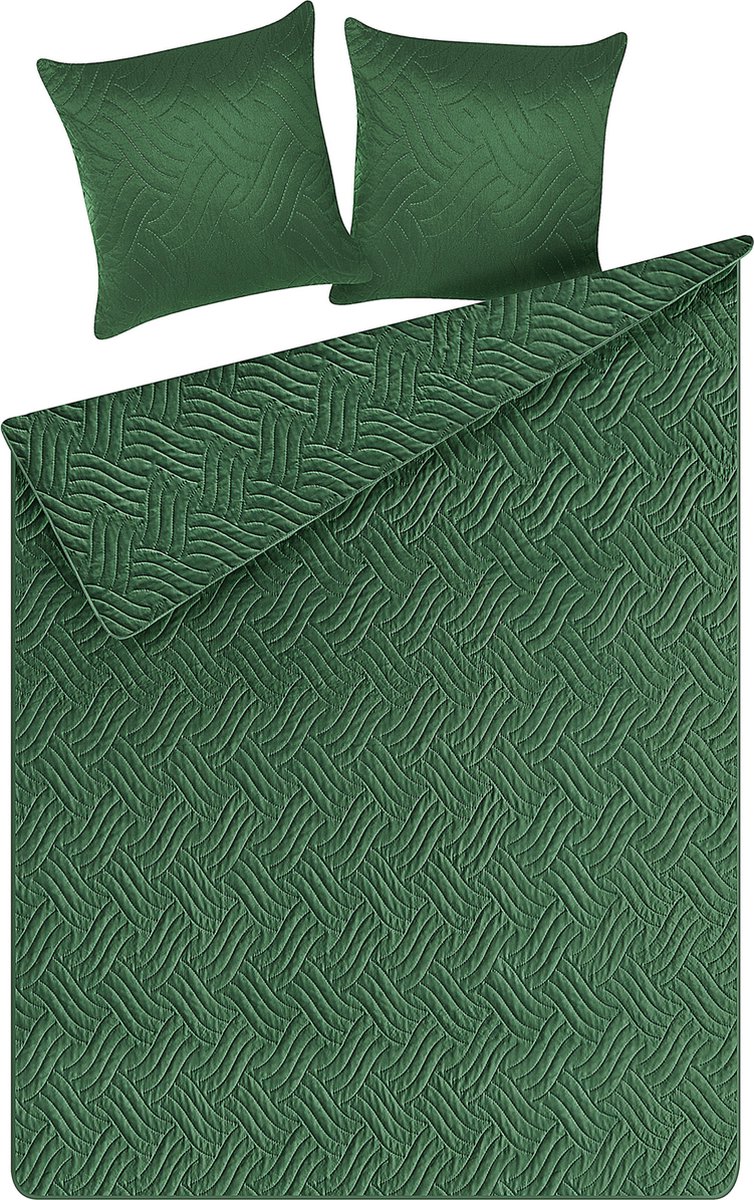 Beliani Babak - Sprei--polyester - Groen