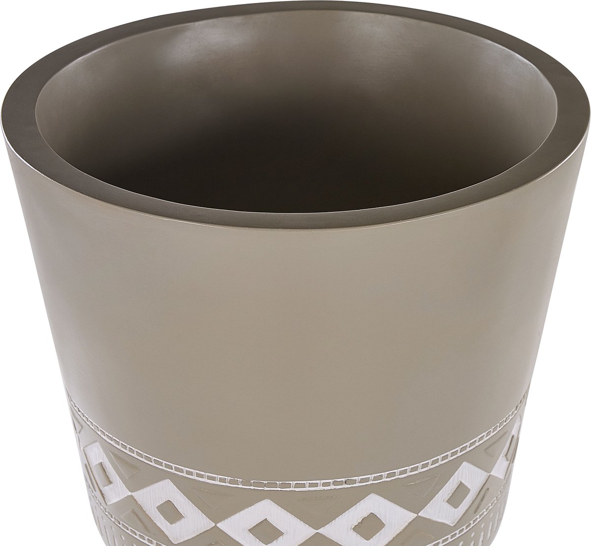 Beliani Arta - Plantenbak Voor Buiten--magnesiumoxide - Beige