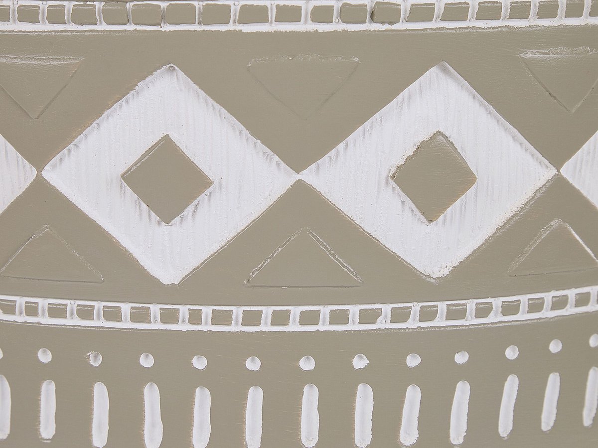 Beliani Arta - Plantenbak Voor Buiten--magnesiumoxide - Beige