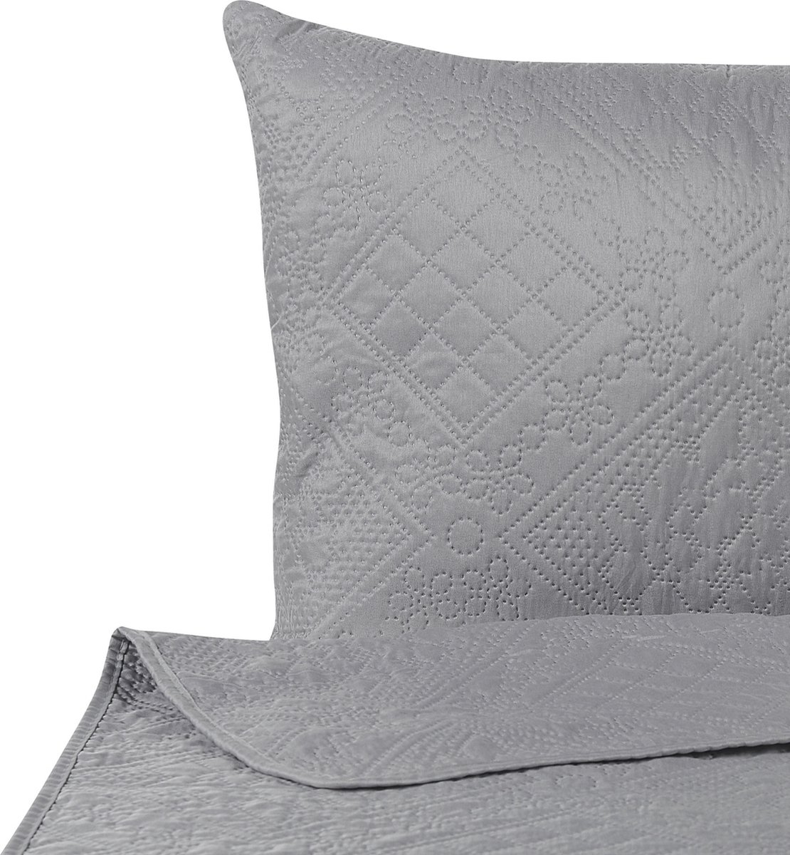 Beliani Alamut - Sprei--polyester - Grijs