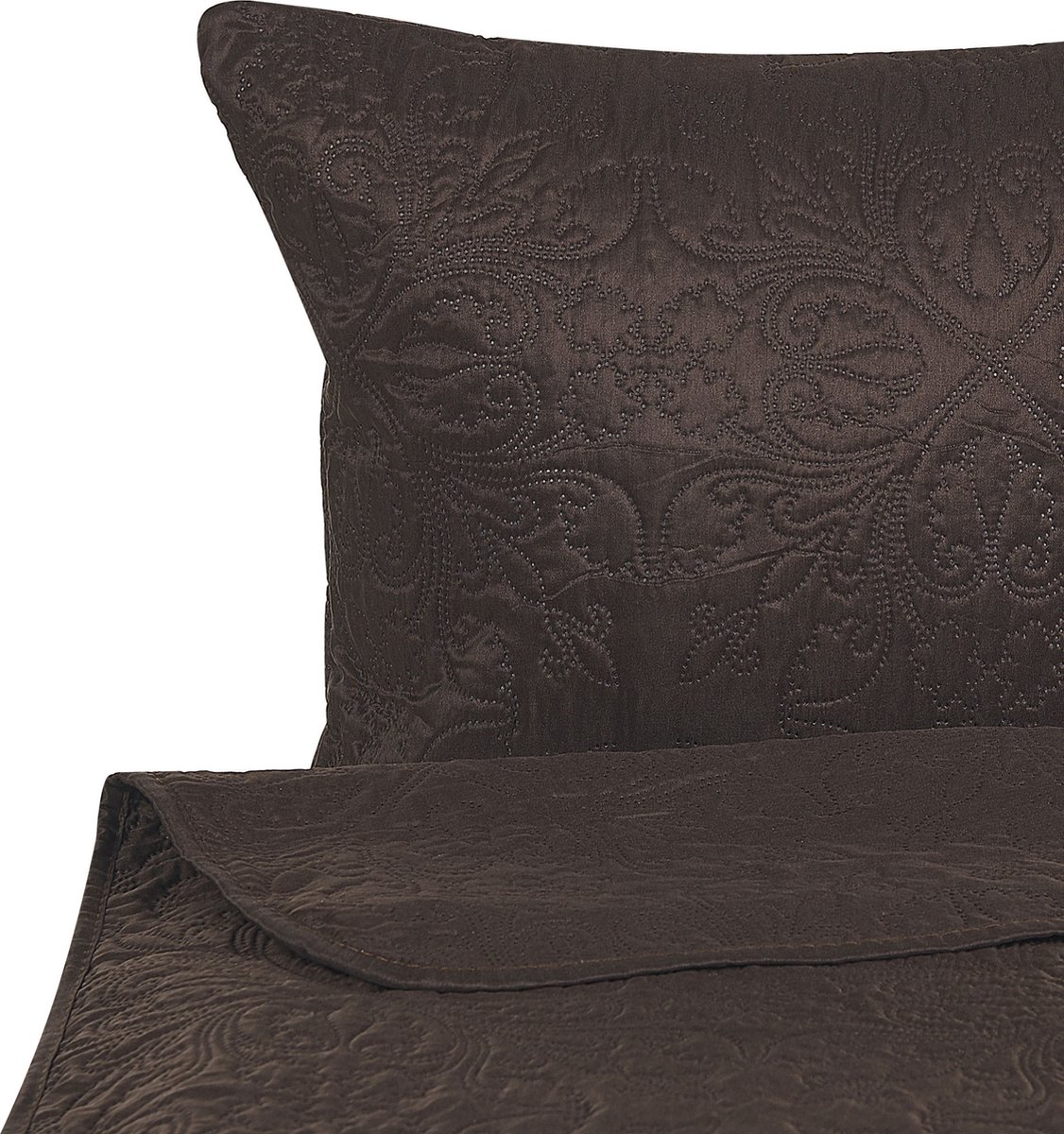 Beliani Rayen - Sprei--polyester - Bruin
