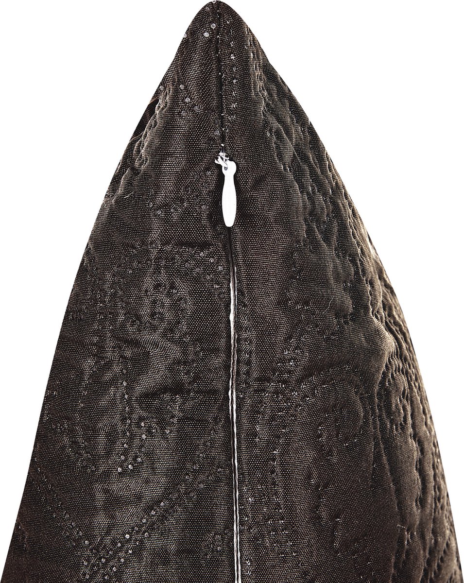 Beliani Rayen - Sprei--polyester - Bruin