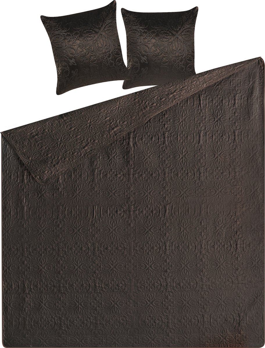 Beliani Rayen - Sprei--polyester - Bruin