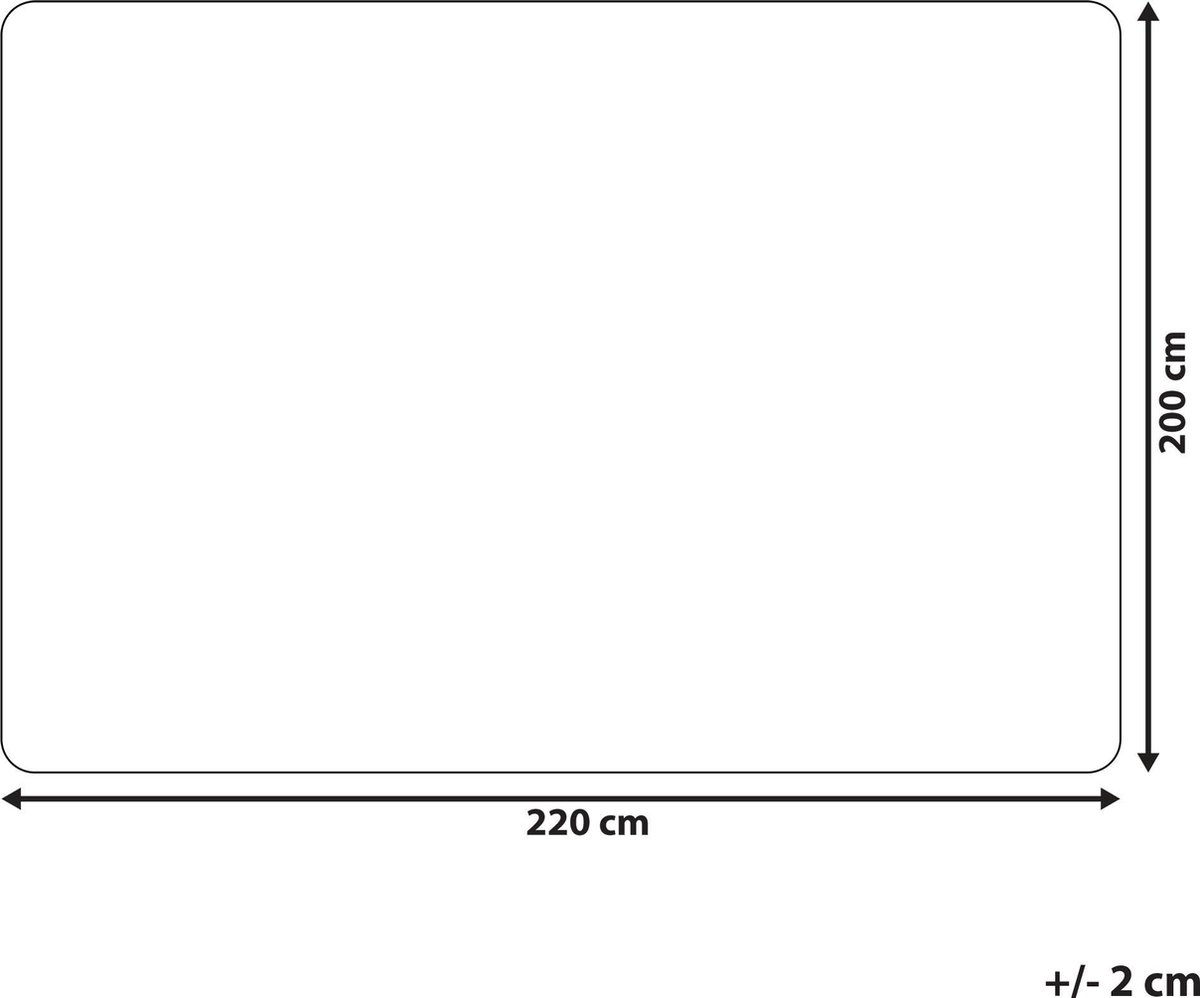 Beliani Delice - Sprei--acryl - Bruin