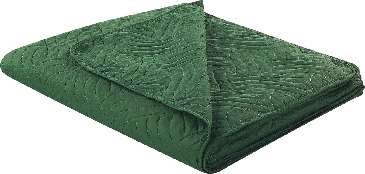 Beliani Babak - Sprei--polyester - Groen