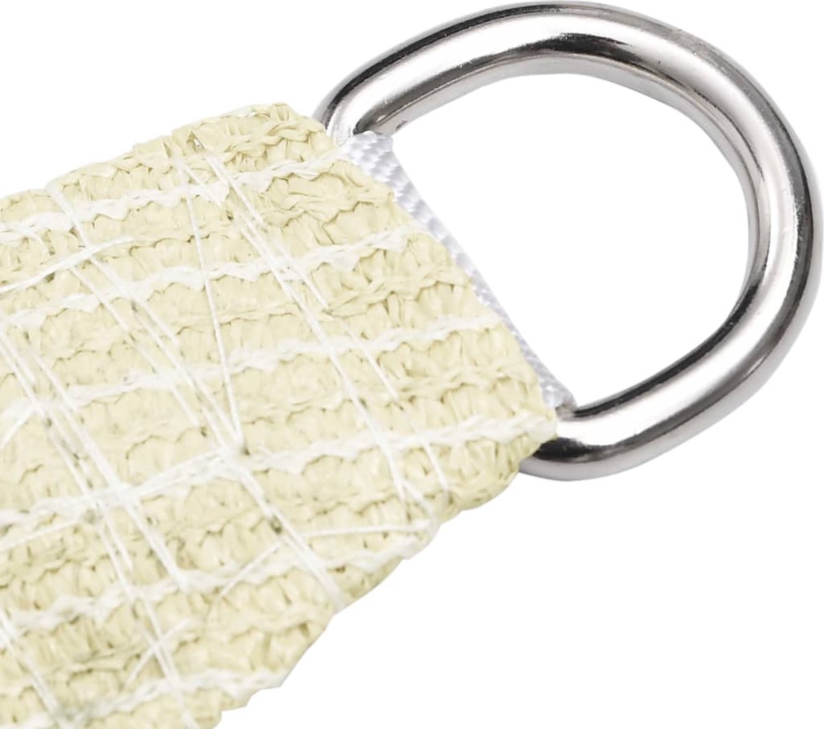 Vidaxl Zonnezeil 160 G/m² 3x3x4,2 M Hdpe Crèmekleurig