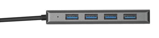 Trust Halyx Aluminium 4 Port USB 3.2 Hub - Zwart