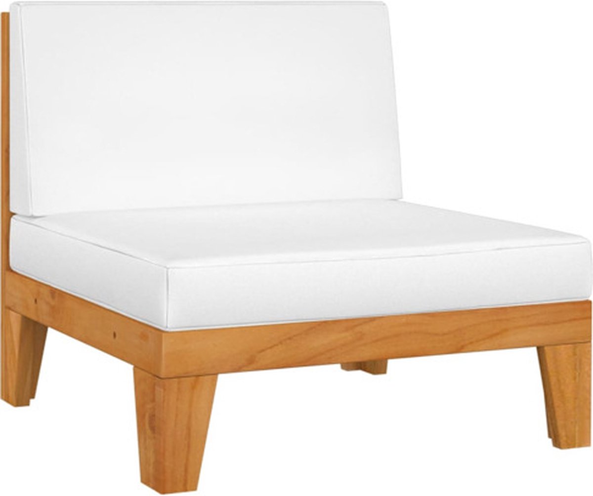 Vidaxl 6-delige Loungeset Met Kussens Massief Acaciahout