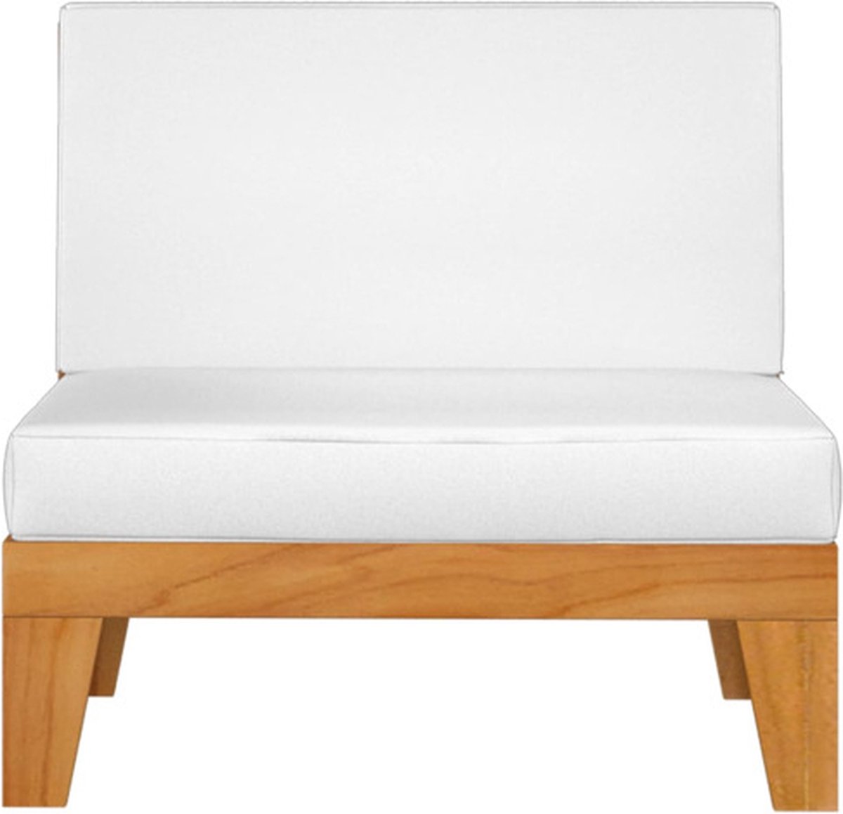 Vidaxl 6-delige Loungeset Met Kussens Massief Acaciahout