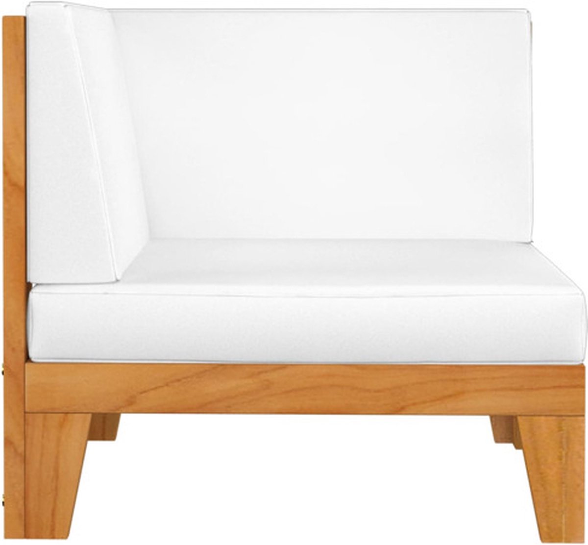 Vidaxl 6-delige Loungeset Met Kussens Massief Acaciahout