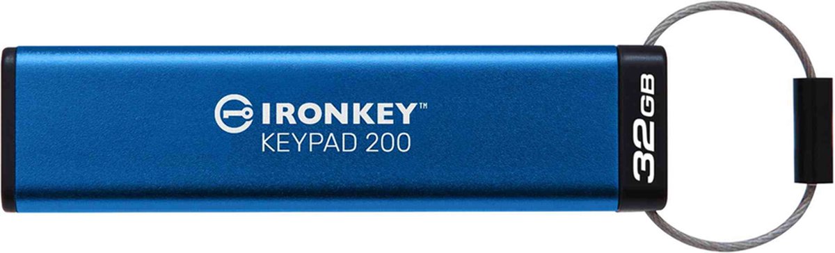 Kingston IronKey Keypad 200 32 GB, Lápiz USB