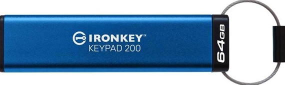 Kingston IronKey Keypad 200 64 GB, Lápiz USB