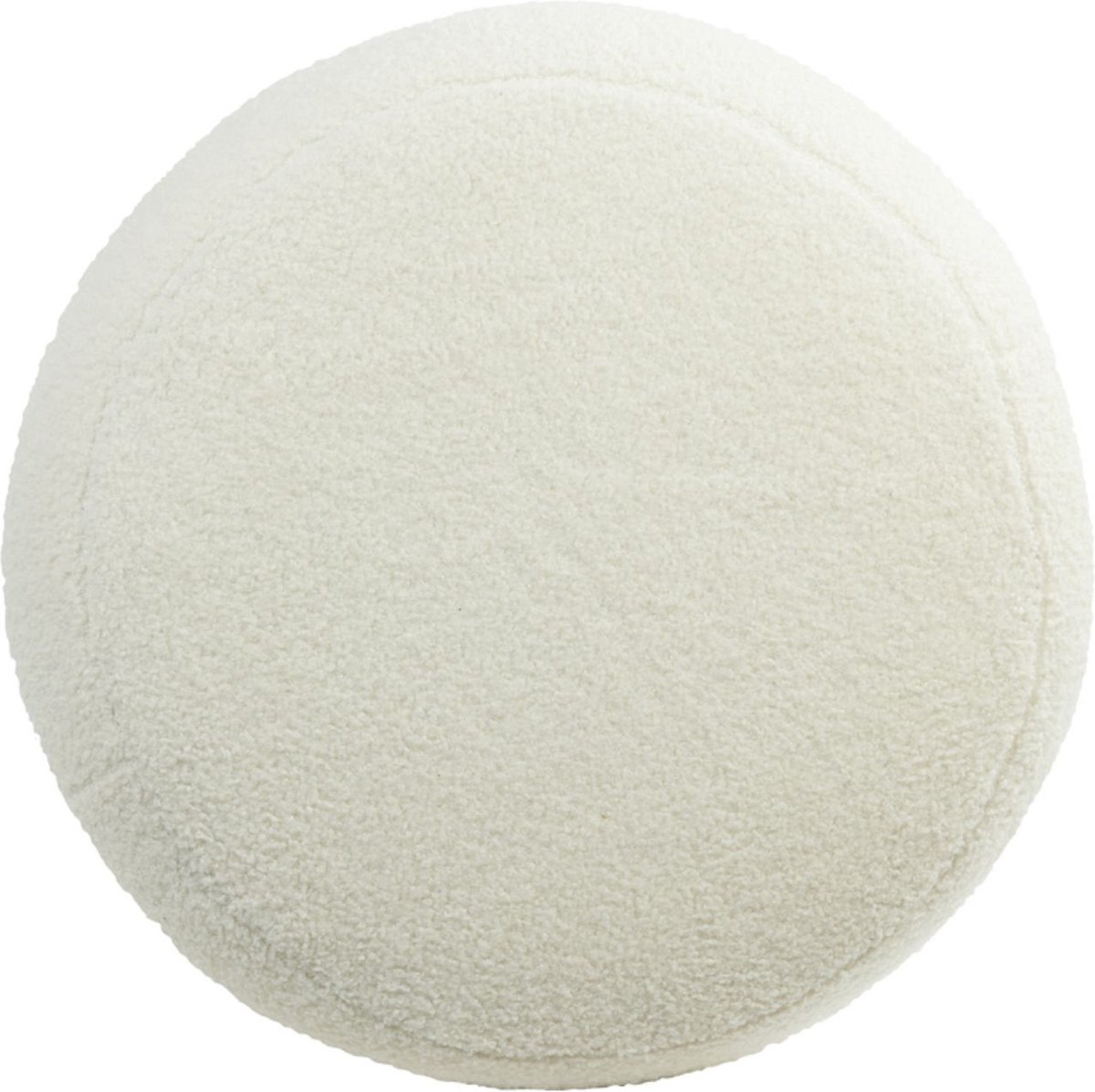 Light & Living Light&living Poef Ø40x45 cm KIMI teddy wit+goud