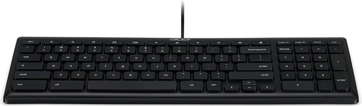 Acer GP.KBD11.00S toetsenbord USB QWERTY US International - Zwart