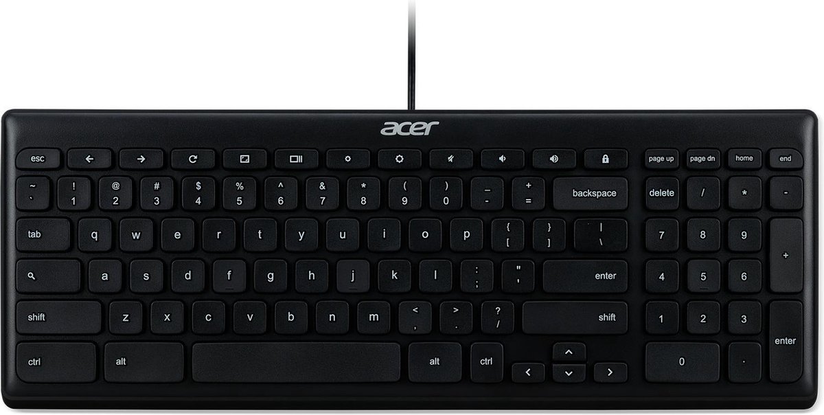Acer GP.KBD11.00S toetsenbord USB QWERTY US International - Zwart