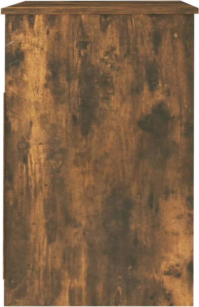 Vidaxl Ladekast 40x50x76 Cm Bewerkt Hout Gerookt Eikenkleurig - Bruin