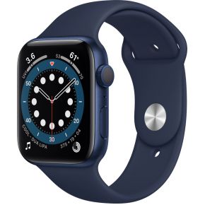 Apple Watch Series 6 44mm Aluminiume Sportband - Blauw