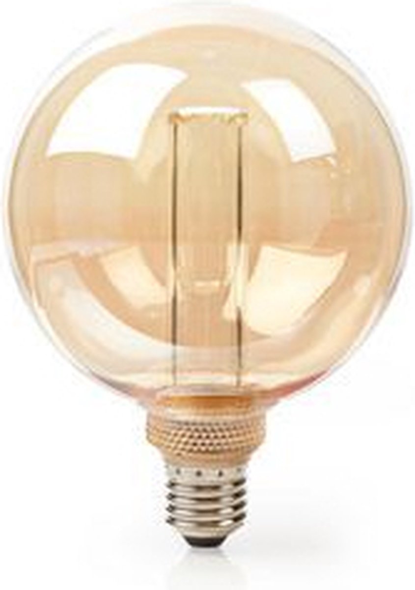 Nedis LED-Filamentlamp E27 | G125 | 3.5 W | 120 lm | 1800 K | 1 stuks - LBRDE27G125AR