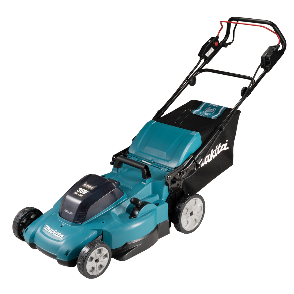 Makita DLM539PT2 | LXT 2x18 V accu Grasmaaier | 53 cm | 5,0 Ah accu (2 st) | duo snellader | in doos