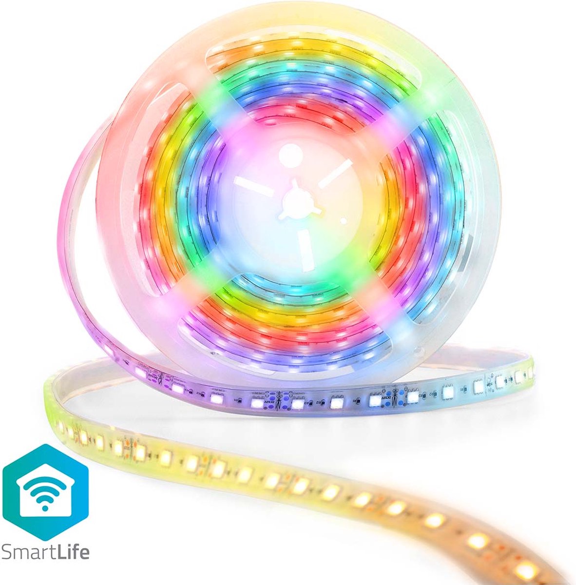 Nedis SmartLife LED-strip | Wi-Fi | 5 m | IP65 | 2700 K | 960 lm | 1 stuks - WIFILS51CRGB