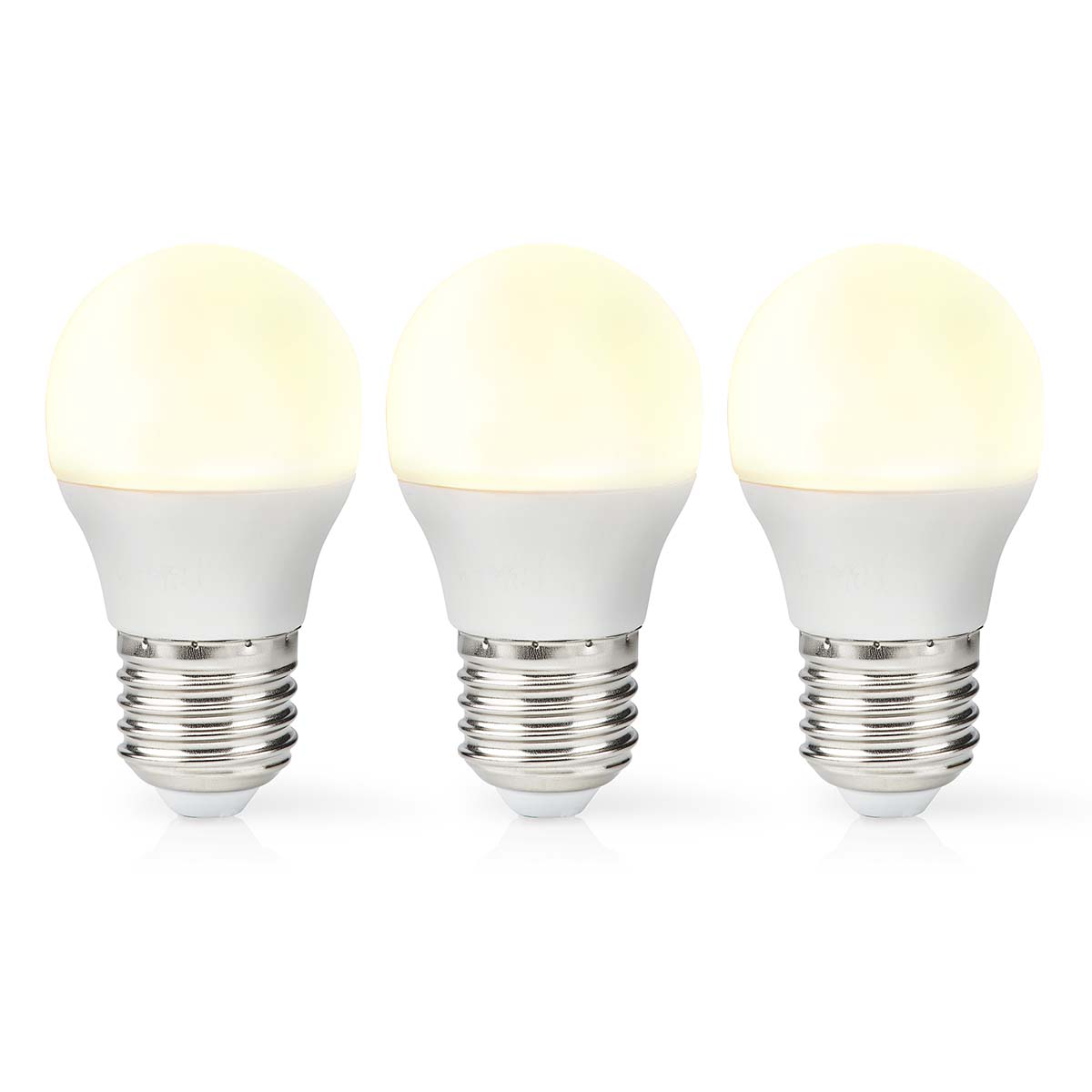 Nedis LED-Lamp E27 | G45 | 4.9 W | 470 lm | 2700 K | 3 stuks | 1 stuks - LBE27G452P3