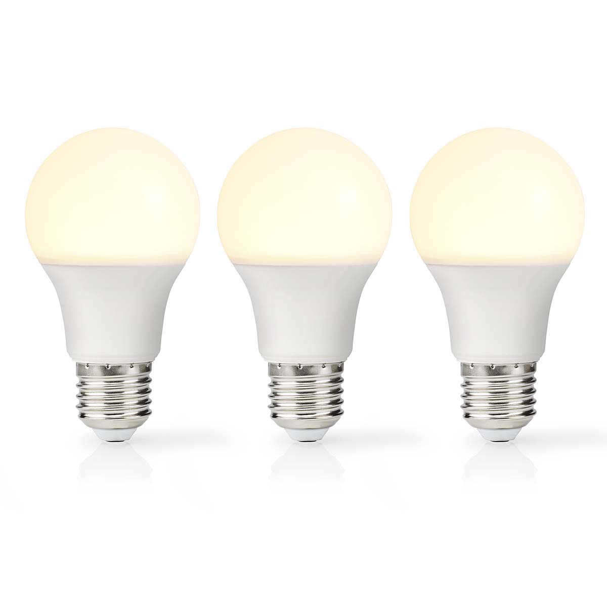 Nedis LED-Lamp E27 | A60 | 4.9 W | 470 lm | 2700 K | 3 stuks | 1 stuks - LBE27A601P3