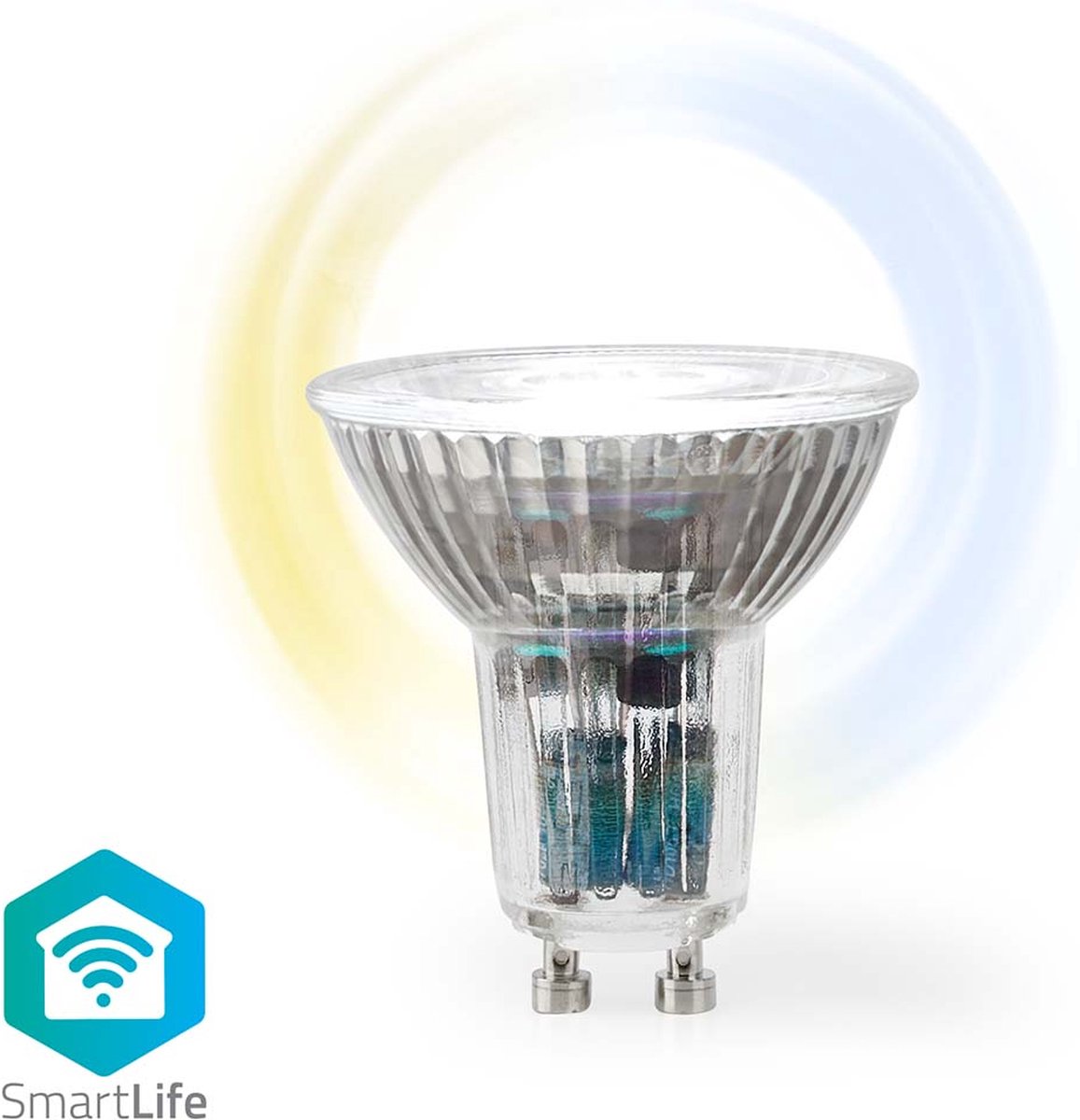 Nedis SmartLife LED Spot | Wi-Fi | GU10 | 345 lm | 4.9 W | 1 stuks - WIFILRW10GU10