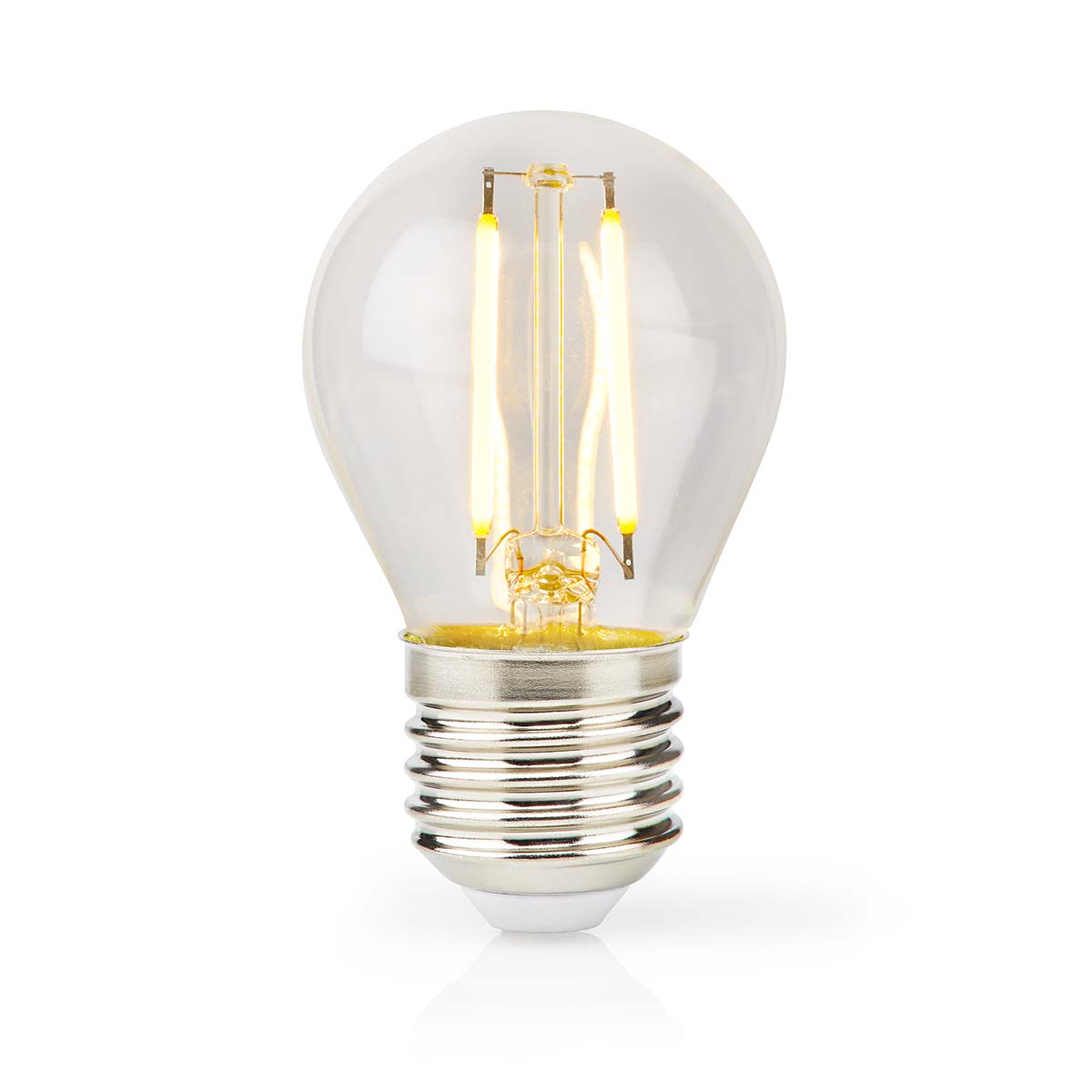 Nedis LED-Filamentlamp E27 | G45 | 2 W | 250 lm | 2700 K | 1 stuks - LBFE27G451