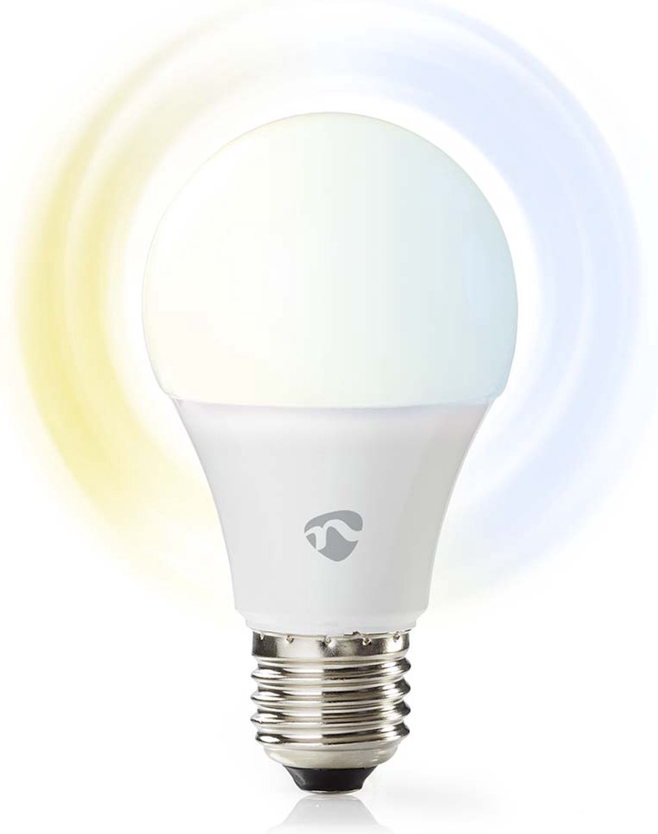 Nedis SmartLife LED Bulb | Wi-Fi | E27 | 806 lm | 9 W | 1 stuks - WIFILRW10E27
