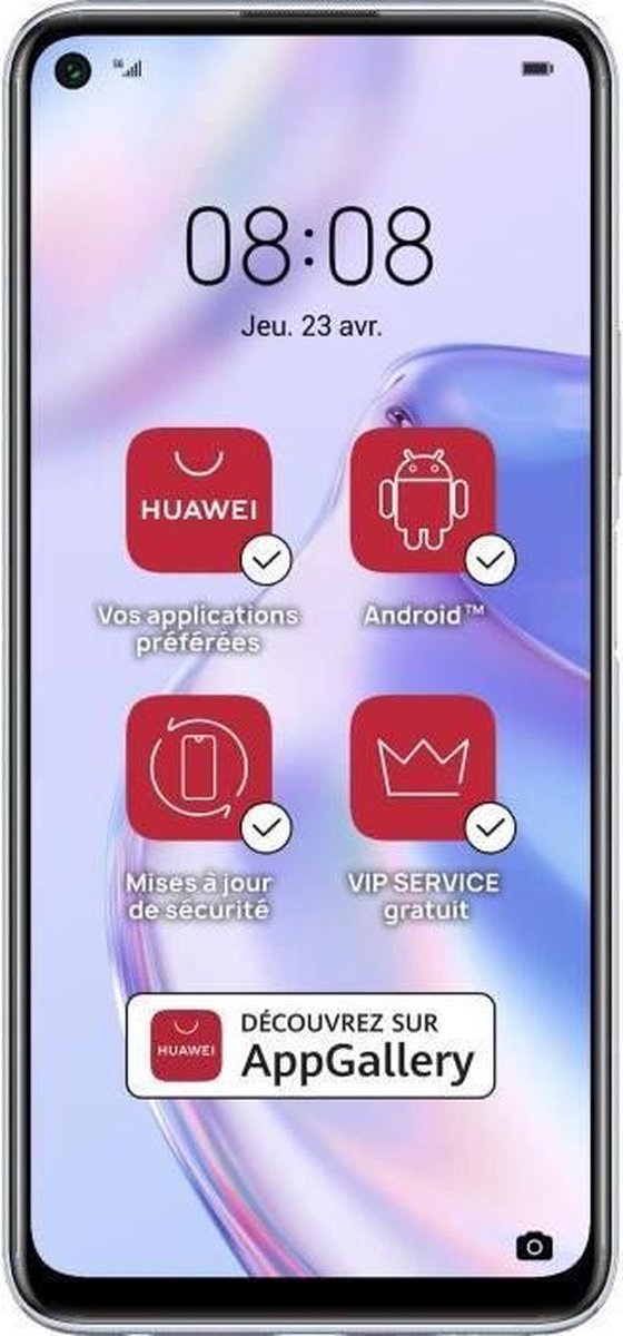 Huawei P40 lite 5G 16,5 cm (6.5 ) 6 GB 128 GB Hybride Dual SIM USB Type-C Zilver Android 10.0