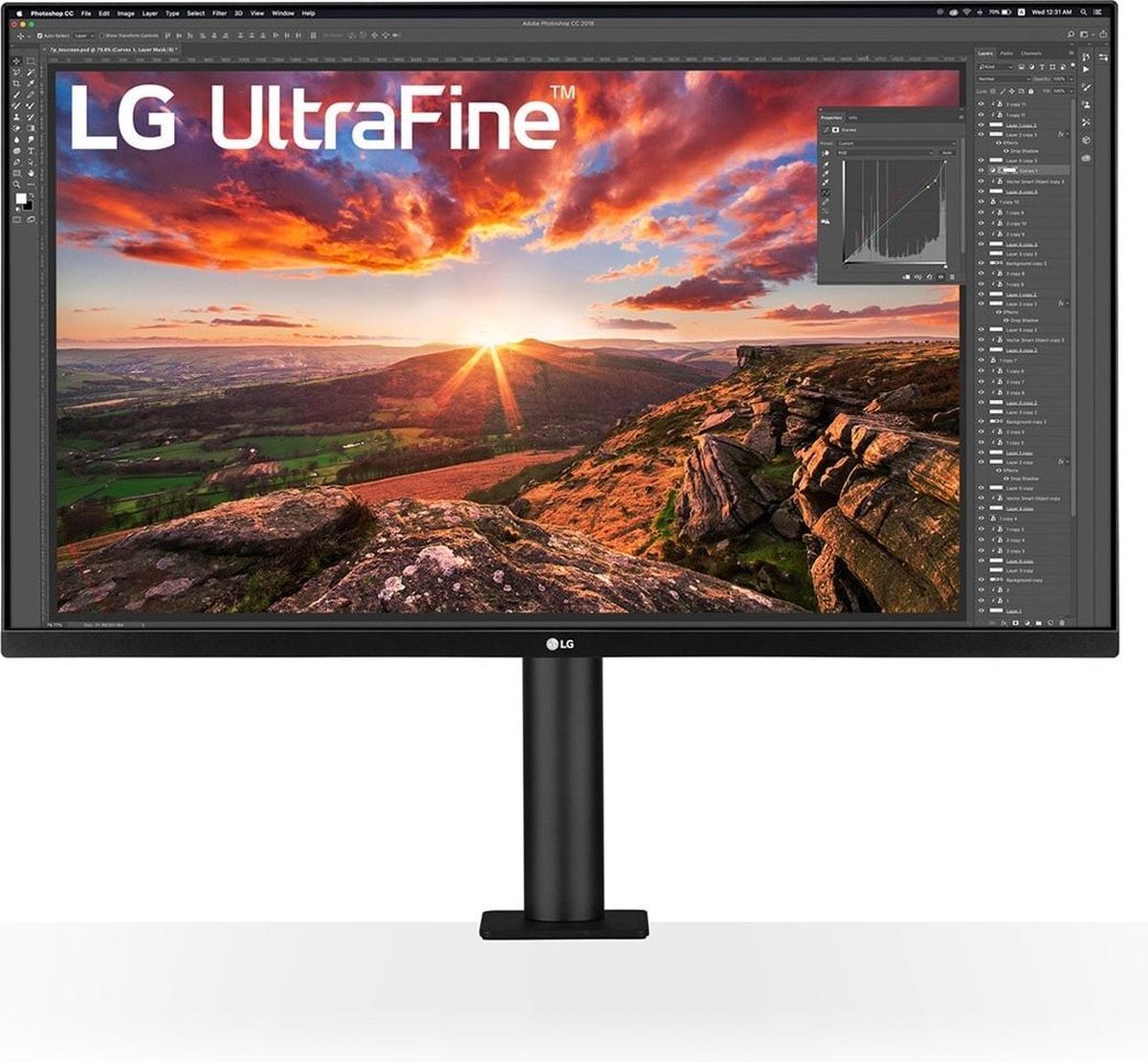 LG Ergo 32UN880 - Negro